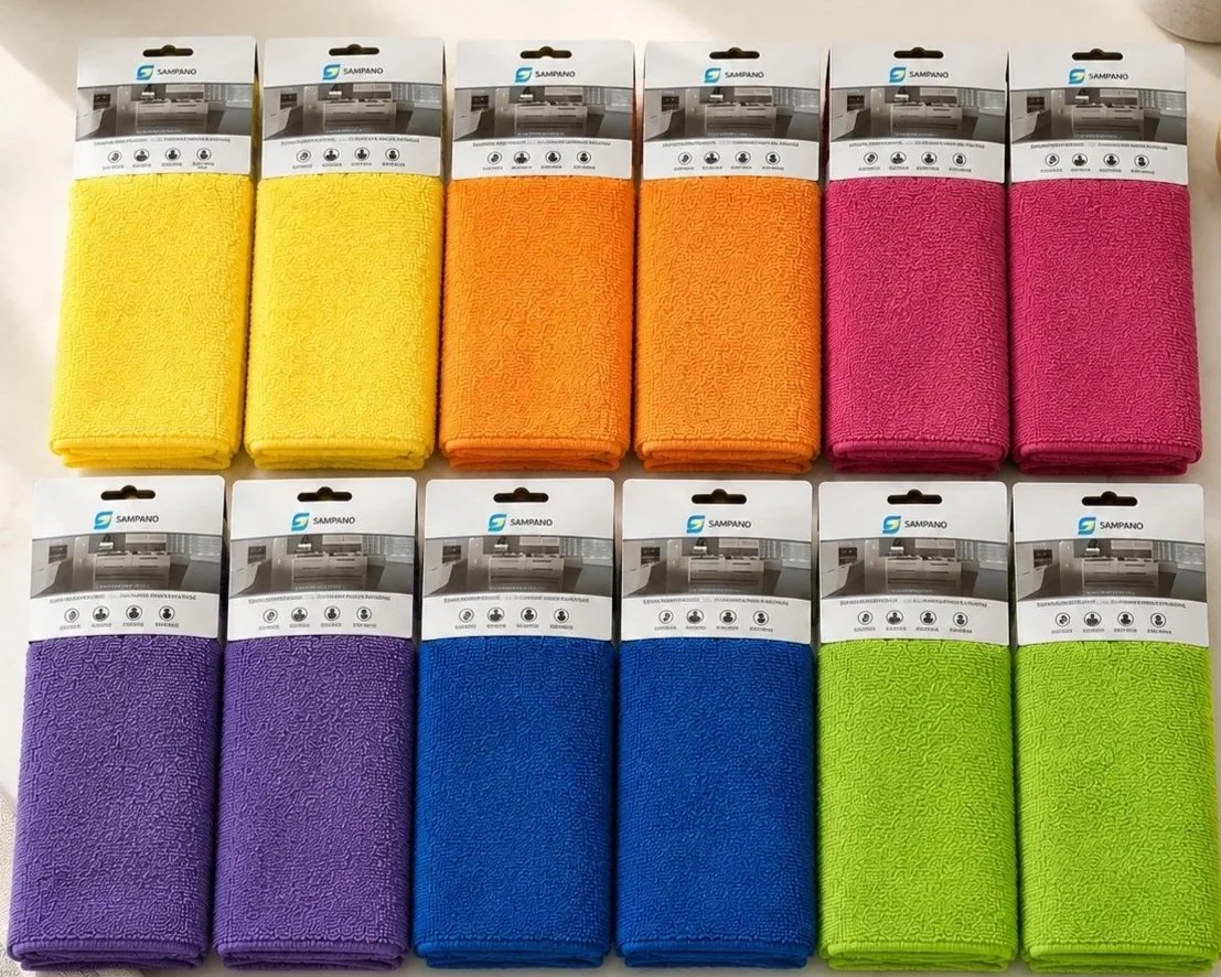 Pano de microfibra CARTELADO
Composição do pano: 88% Poliéster 12% Poliamida
Dimensões do produto: 30*40 cm 280 gsm. Nas cores Rosa, laranja, amarelo, verde, azul e roxo. Nesse pacote é cobrado o valor por UNIDADE e não o kit.

Código de produto: 25C