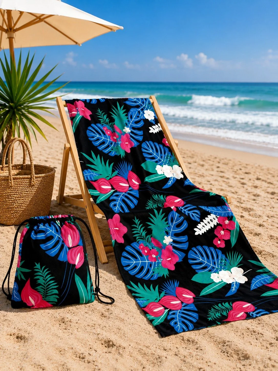Mochila que vira toalha de praia
Composição: 100% Poliester
Dimensões: 90*170CM/230GSM
Código do produto: 25C205003
