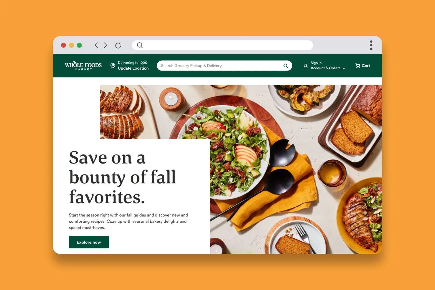 wholefoods.com homepage 