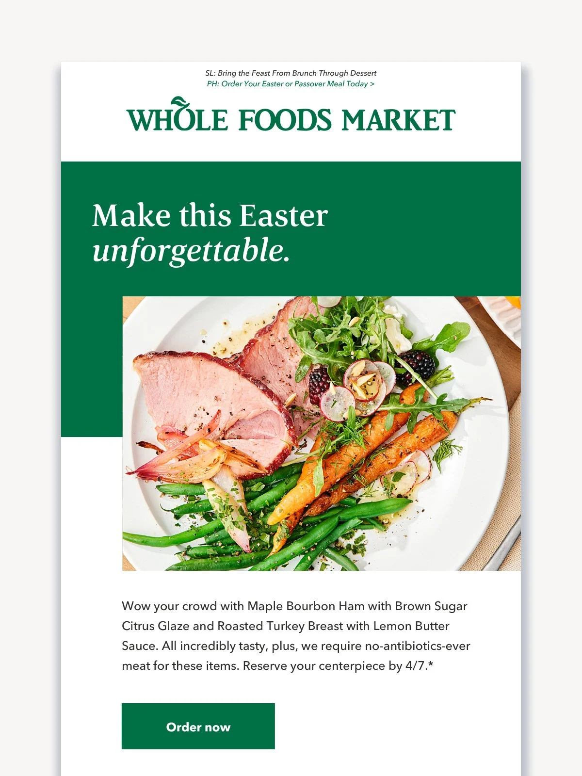 whole foods emails
