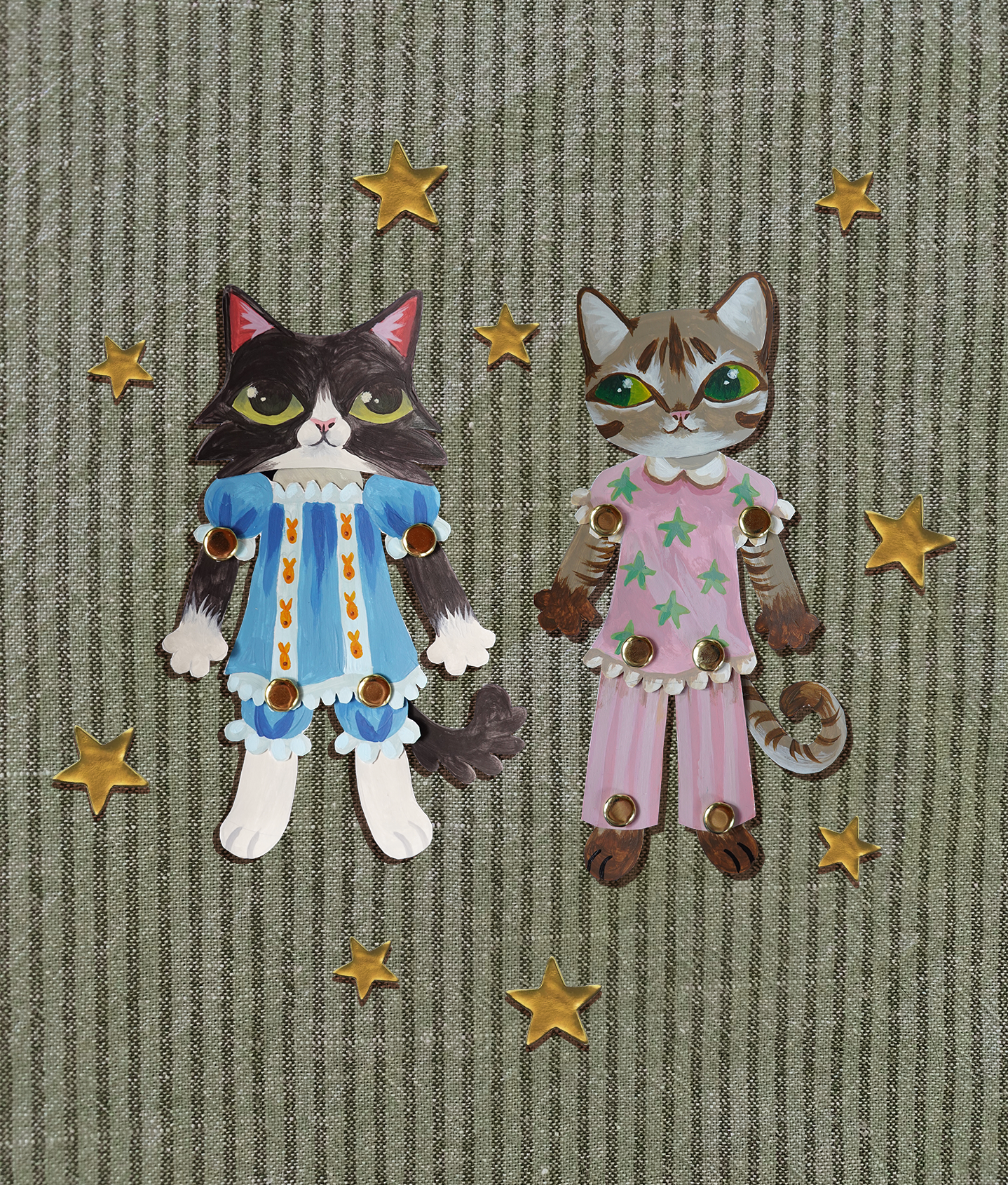 puppets of millie and pepper