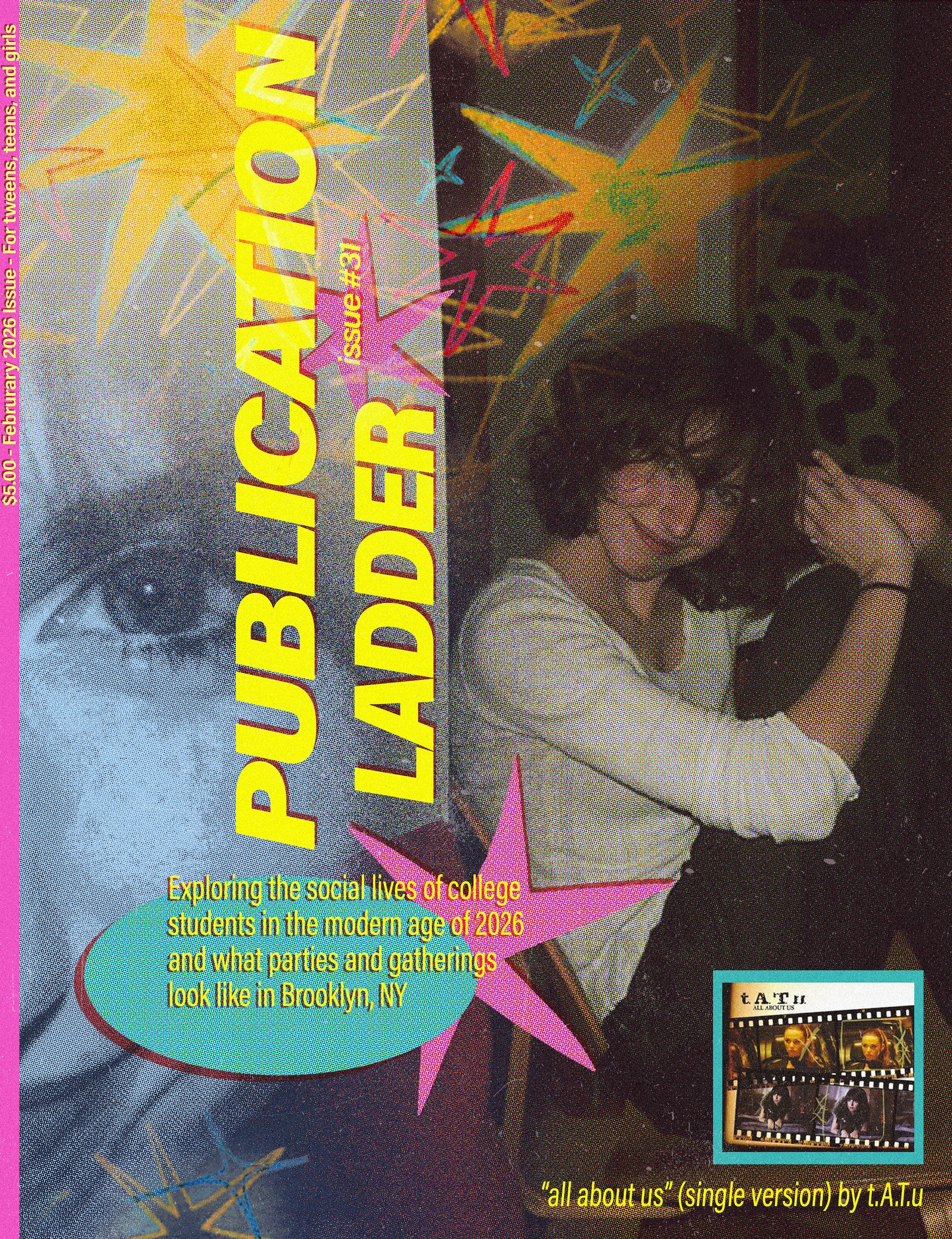 2000s fun magazine design