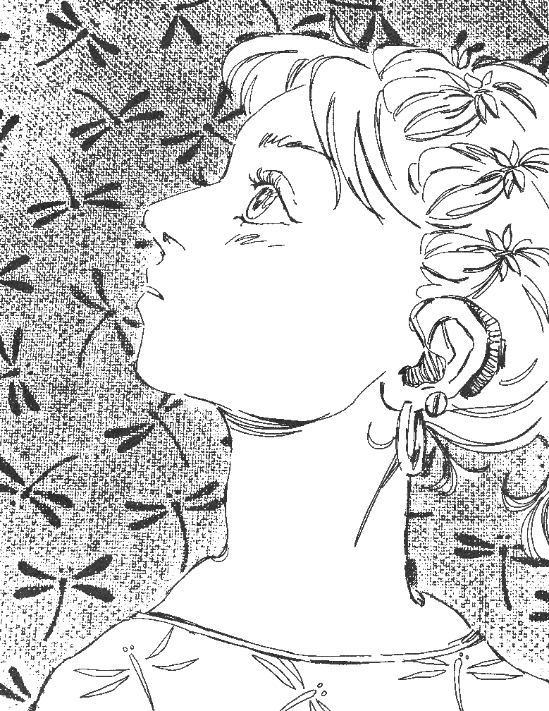 self portrait manga style