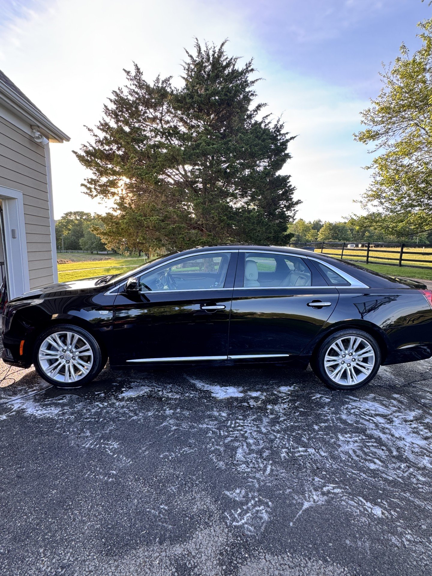 Detailed black sedan with a clean, glossy exterior finish.