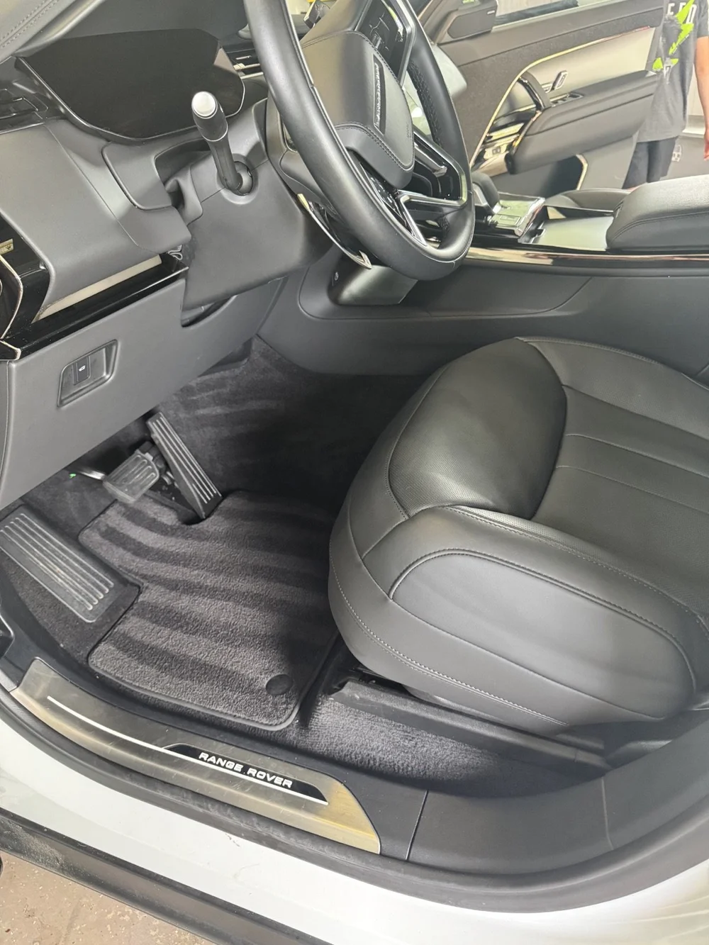 Freshly detailed vehicle interior