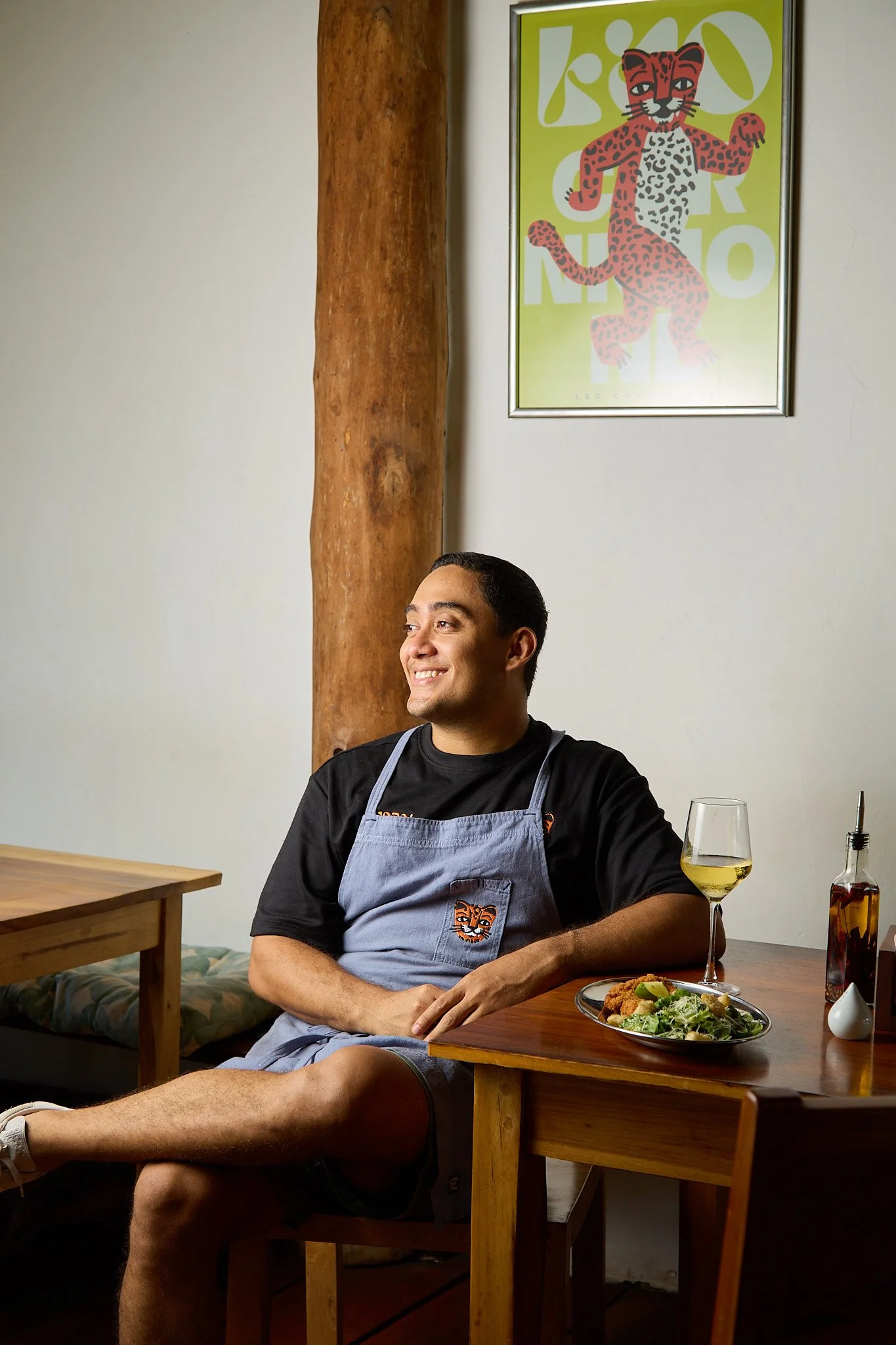 Eduardo Turcios Portrait co owner of Pizzeria Cornicione Nicaragua by photographer Manuela Monte