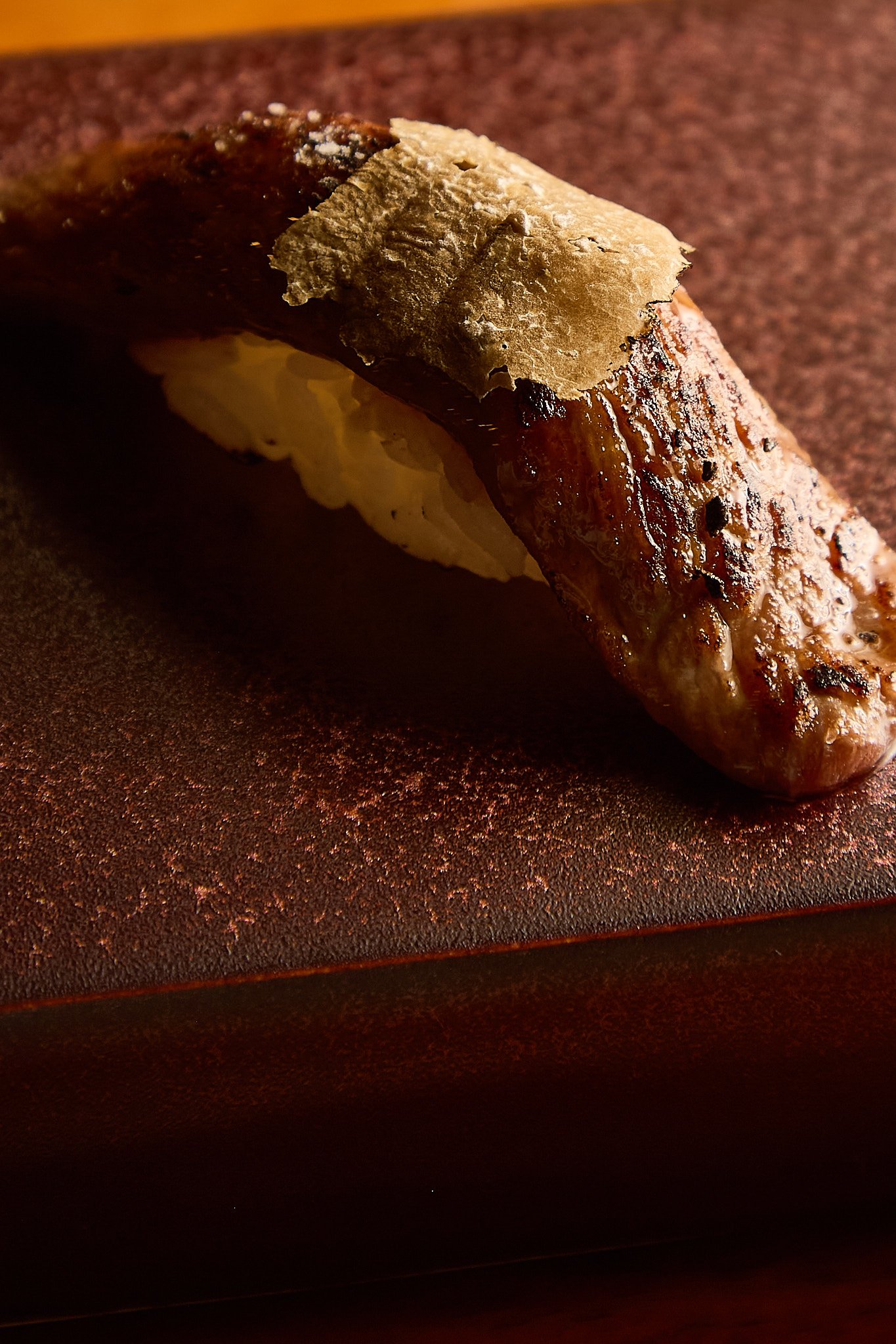 Omakase wagyu nigiri sushi Japanese Restaurant Kansai in Managua Nicaragua Food photographer  Manuela Monte