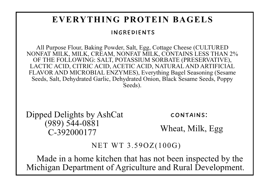 Everything Protein Bagels