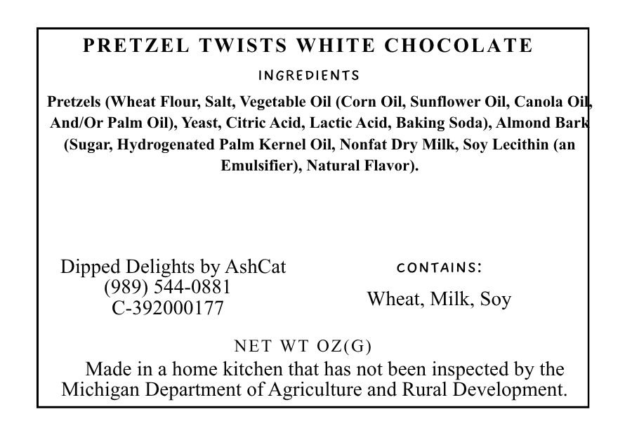 Pretzel Twists White Chocolate