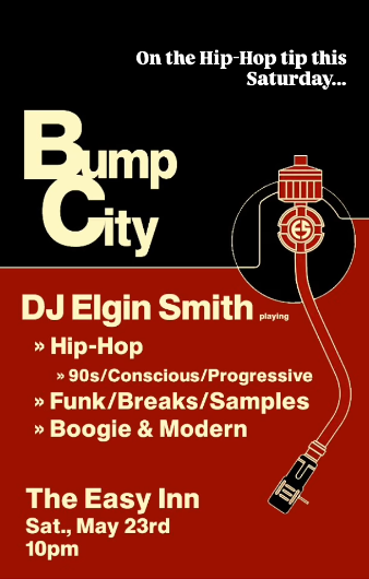 Hip hop night Saturday May 23