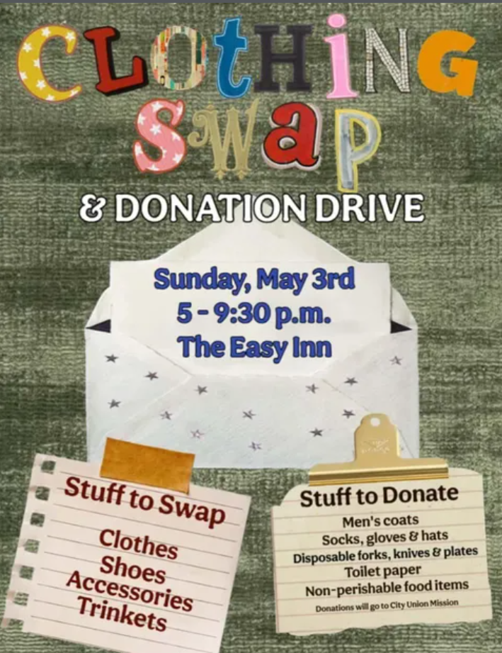 Clothing Swap and Karaoke Night