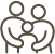 Families and busy households icon representing concierge decluttering, organizing, and resale support for Tampa homeowners with limited time.