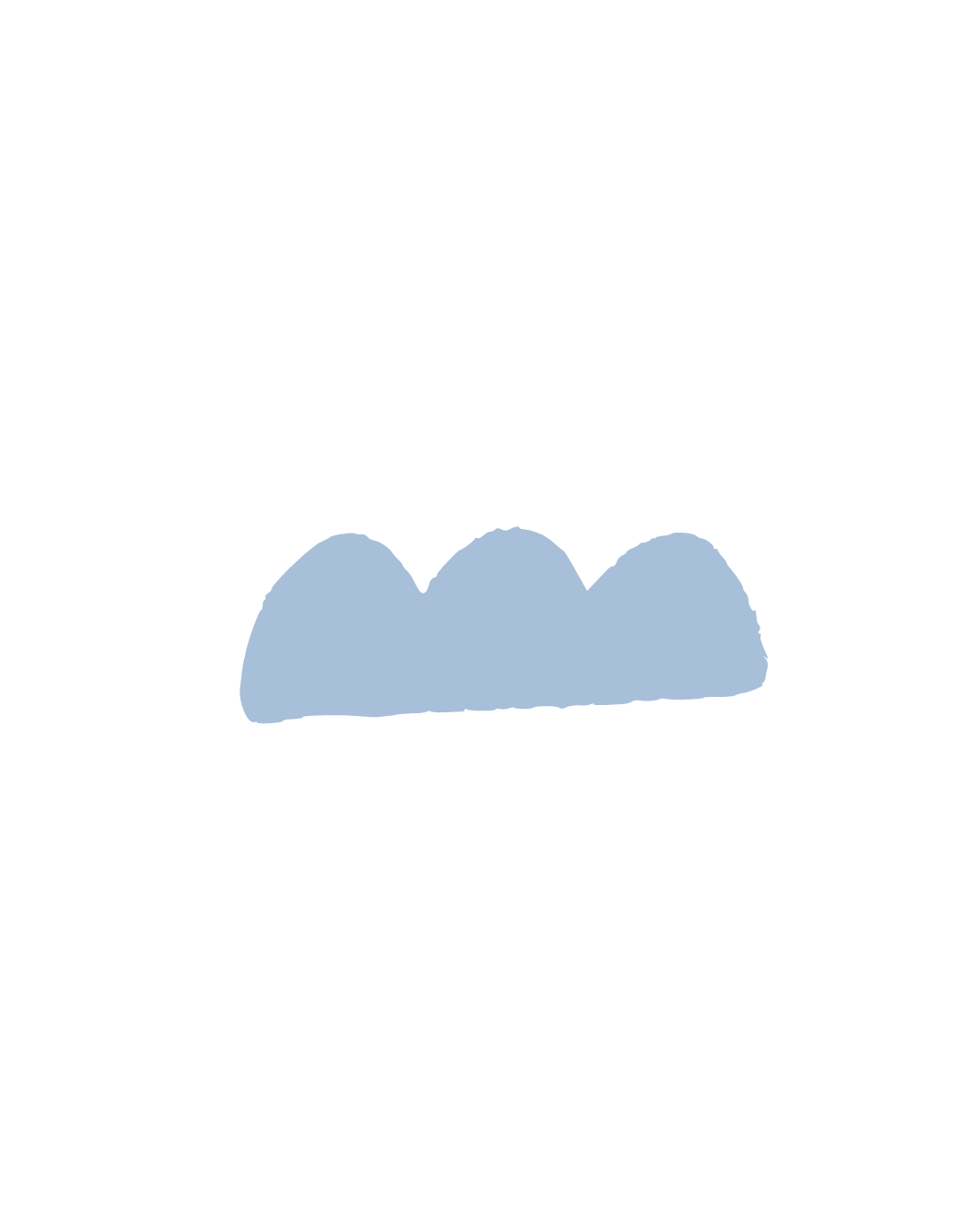 Diagram of water cycle showing evaporation, condensation, precipitation, and collection, with blue water droplets and arrows indicating the process.