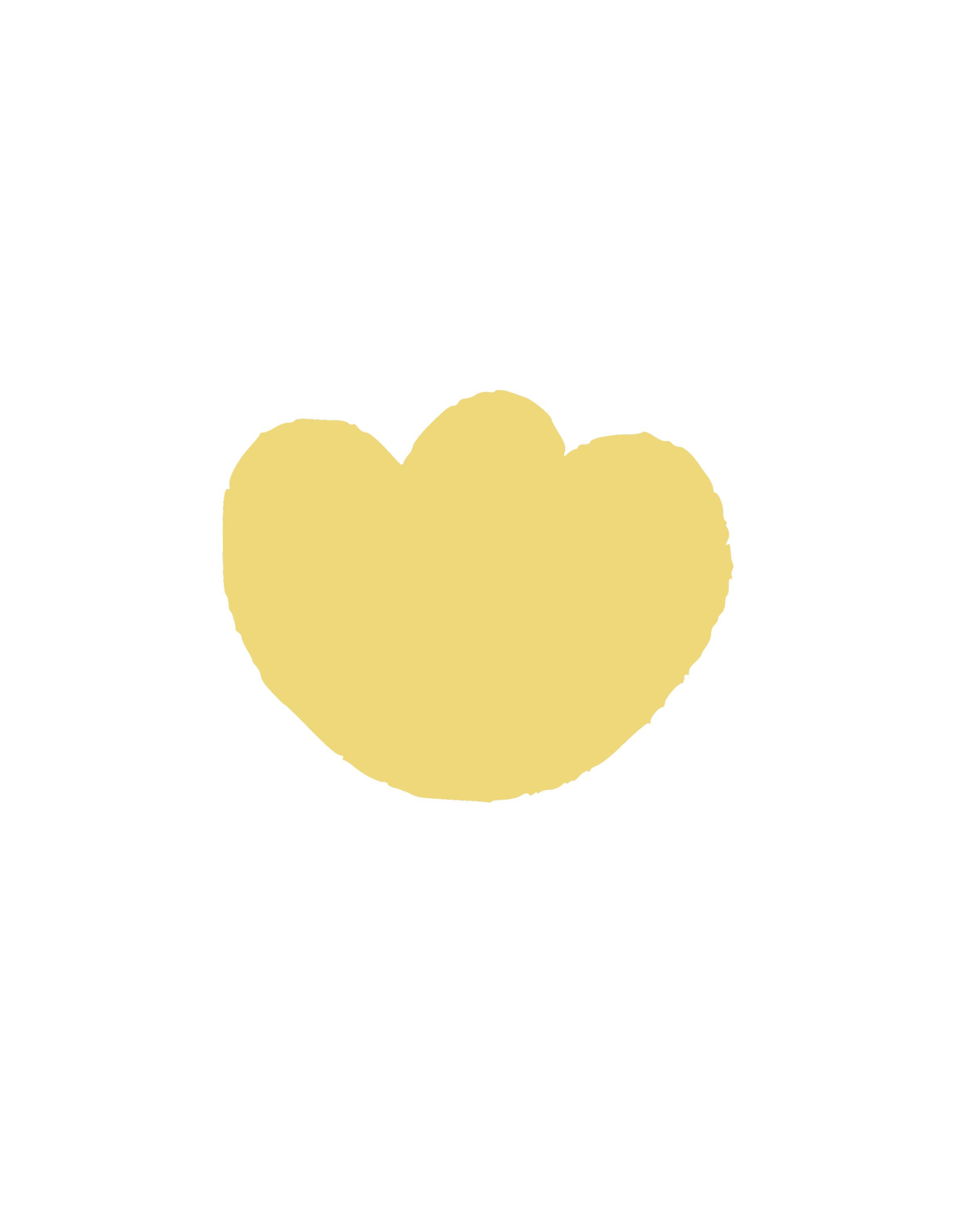 A close-up drawing of a baked good, possibly a cookie or a biscuit, with a golden-brown color and textured surface.