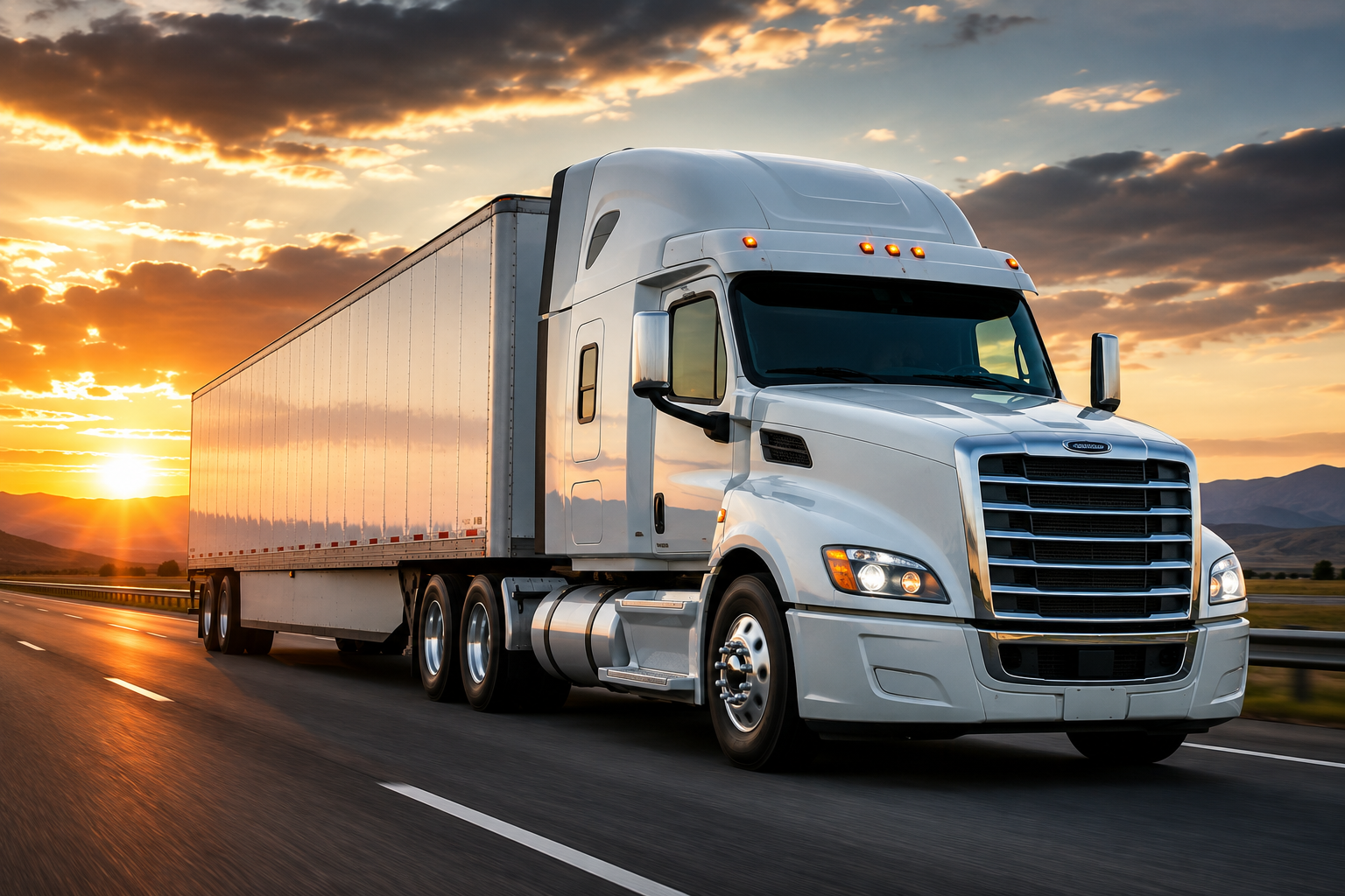 Carriers Bless America Trucking LLC nationwide freight transportation truck