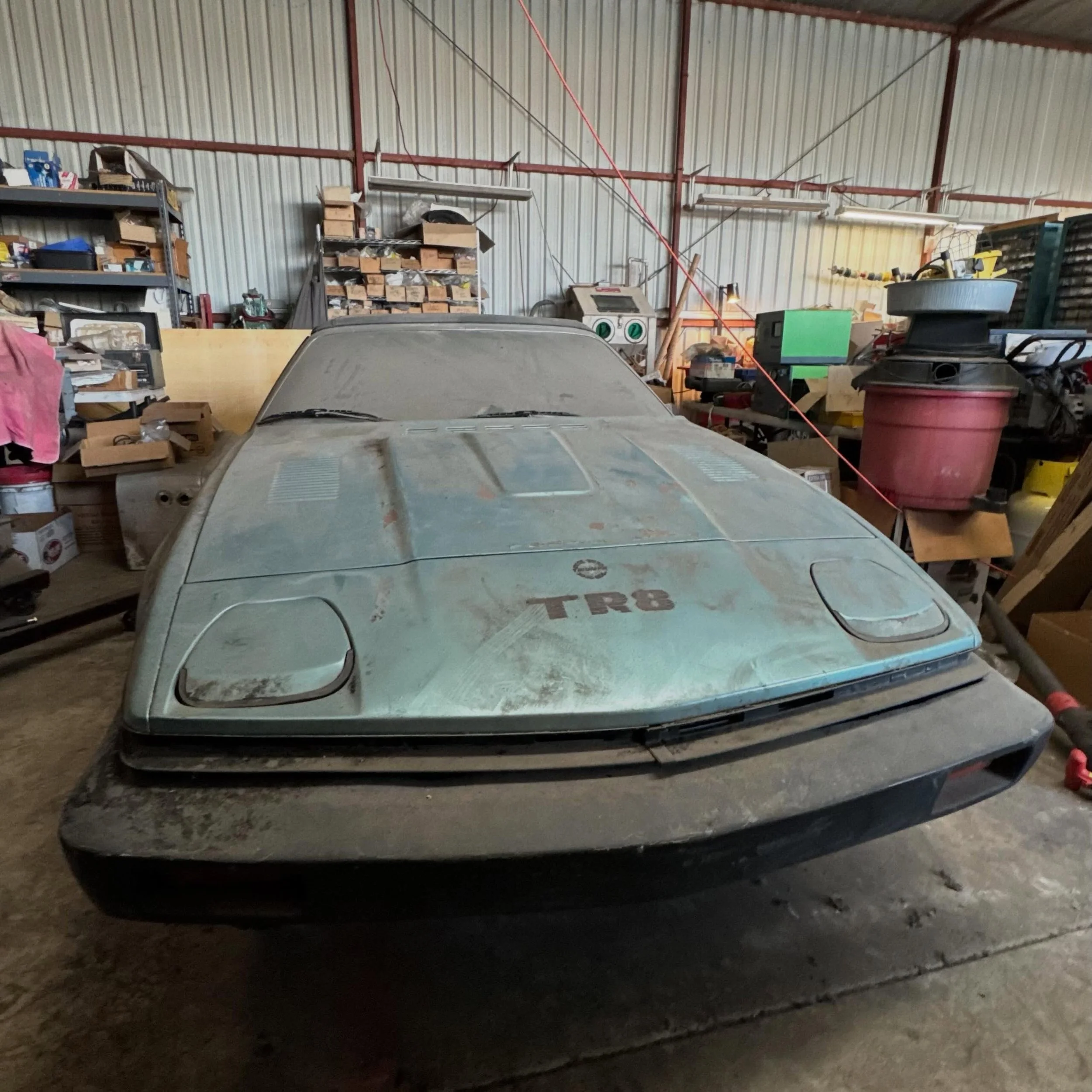 "Barn" Finds aren't always found in a barn. #barnfind #unicorn #tr8 #lib