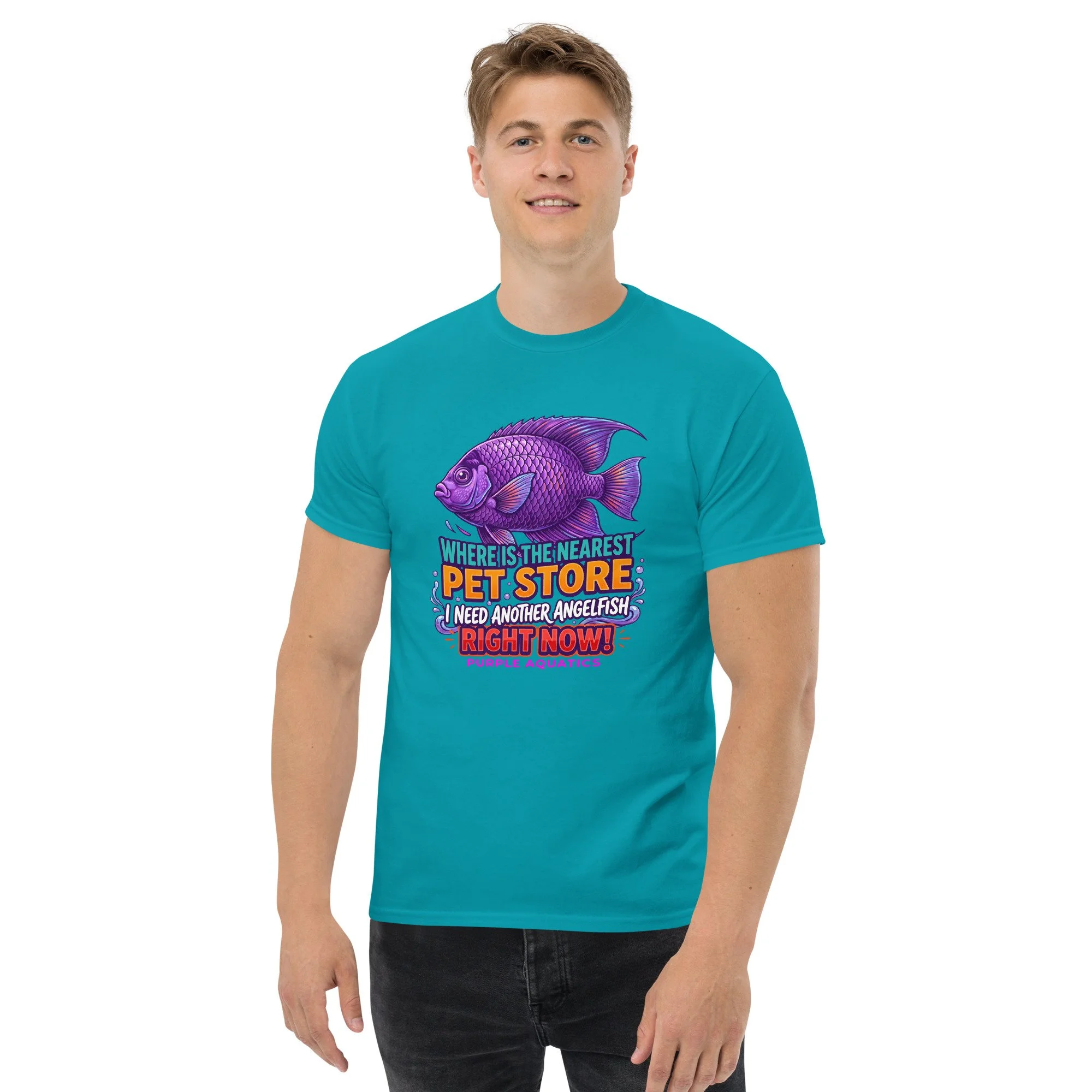 unisex-classic-tee-tropical-blue-front-6a2e877dbeaef.jpg