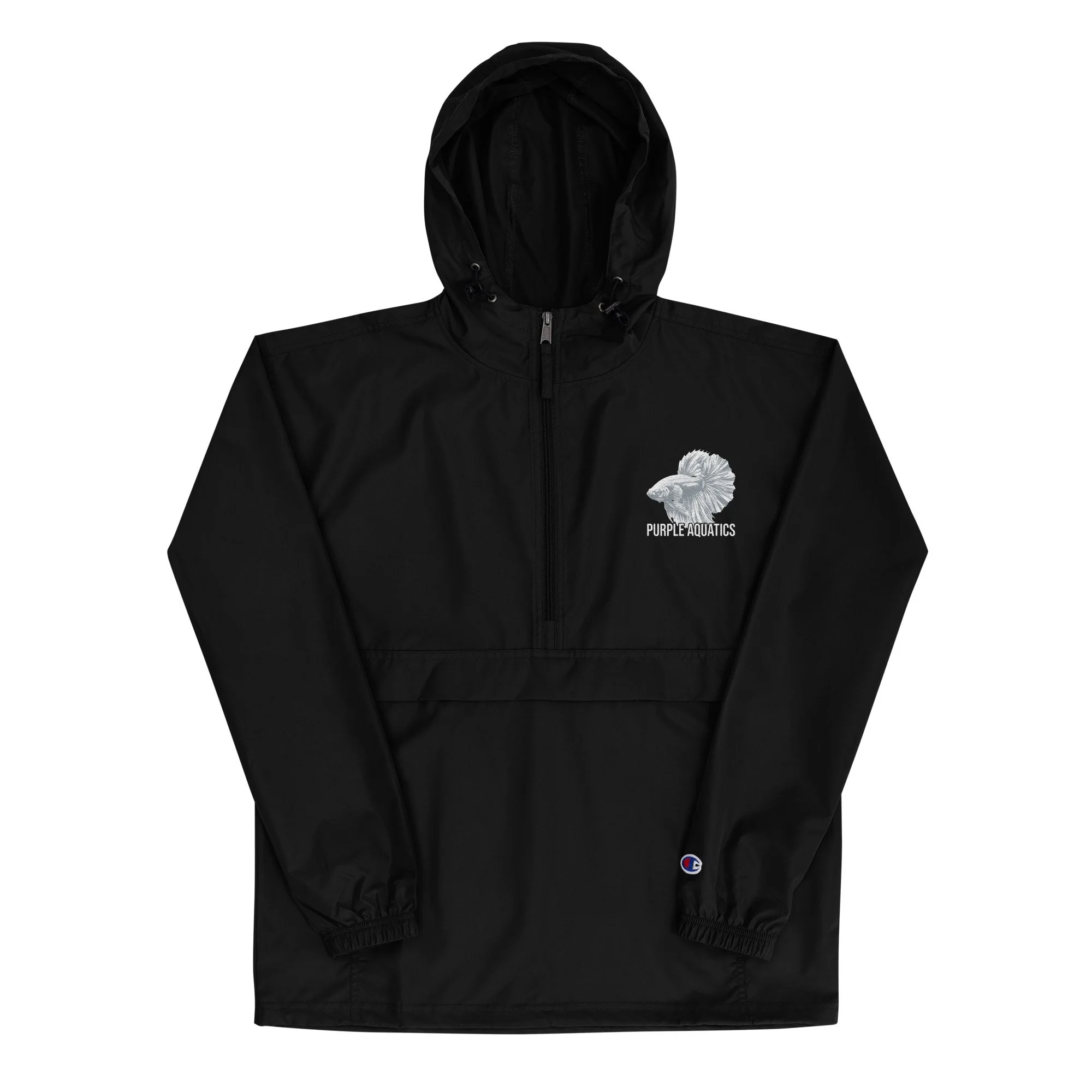 unisex-champion-packable-anorak-black-front-6acf08951a433.jpg