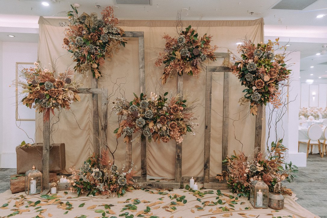 Rustic Autumn Event Styling