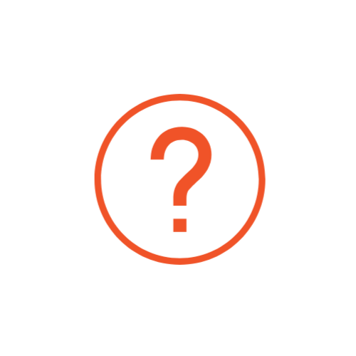 A black background with a red question mark inside a red circle in the center.
