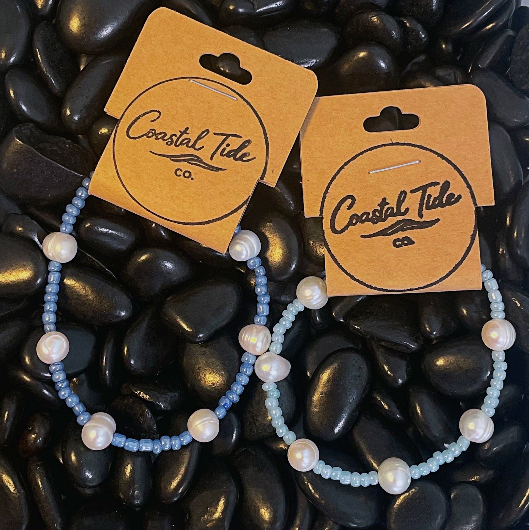 Salty Pearl Co. Blue & Pearls