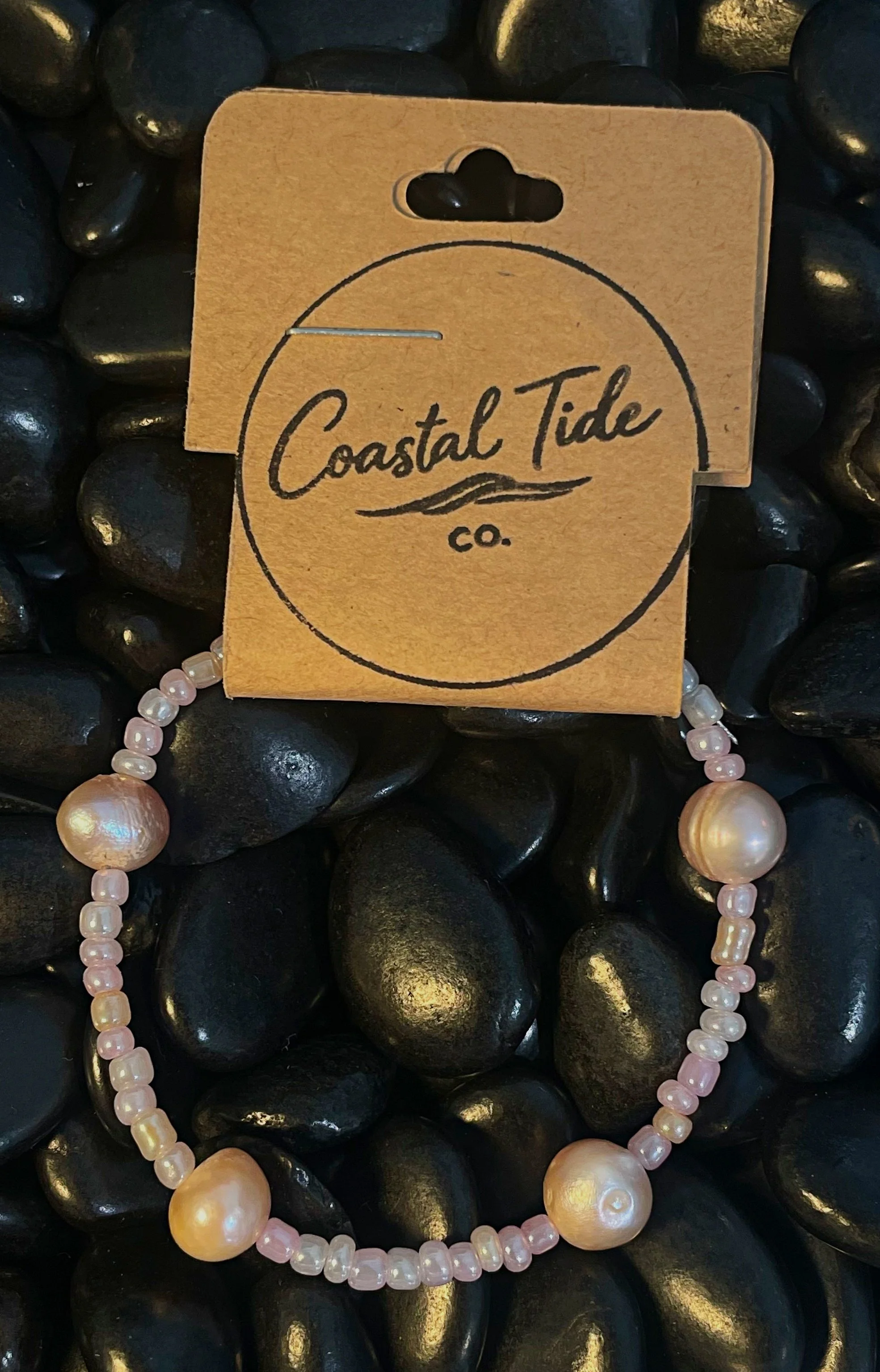 Salty Pearl Co. Pink & Cream