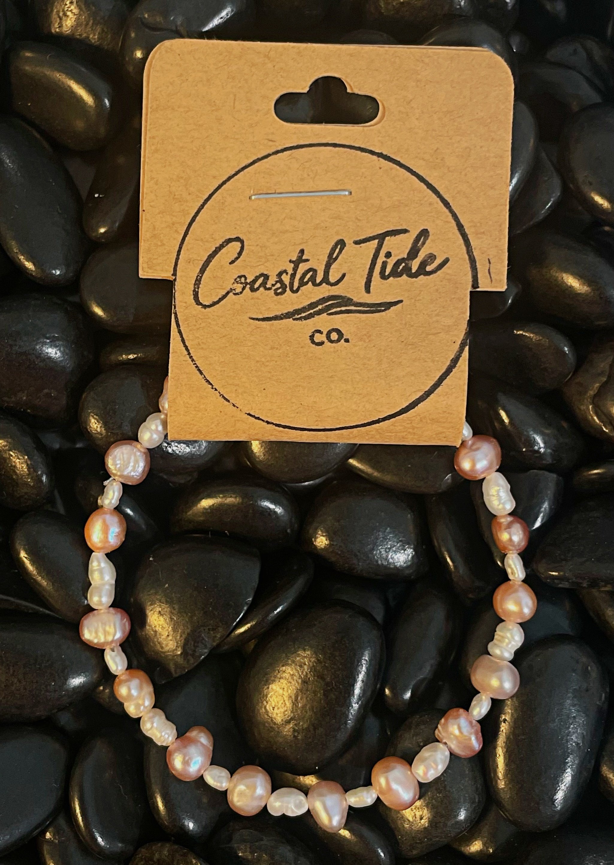Salty Pearl Co. Pink & White