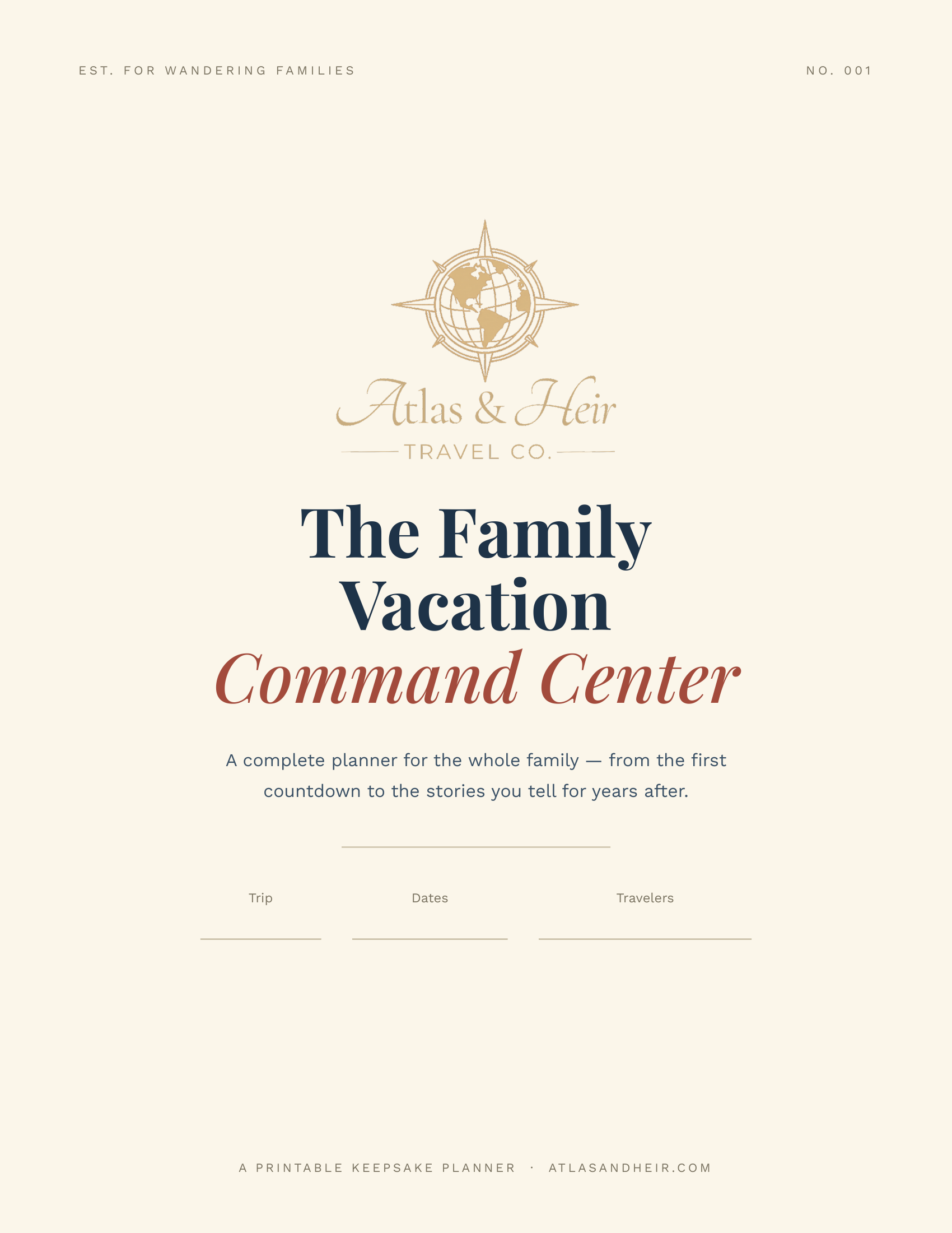 The Family Vacation Command Center