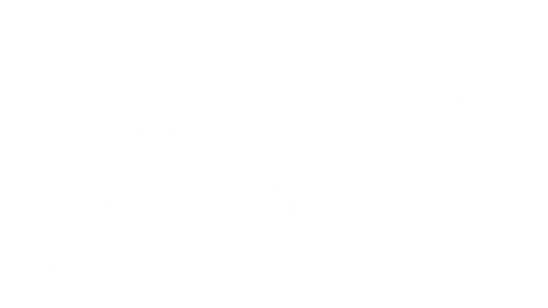 A white upward trending arrow on a black background.