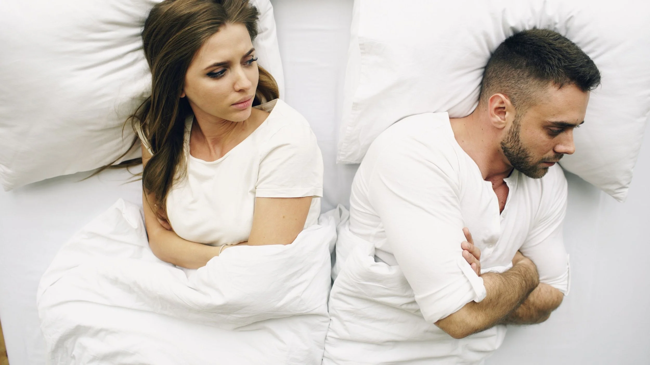 Couple discussing recurring relationship arguments and communication challenges.