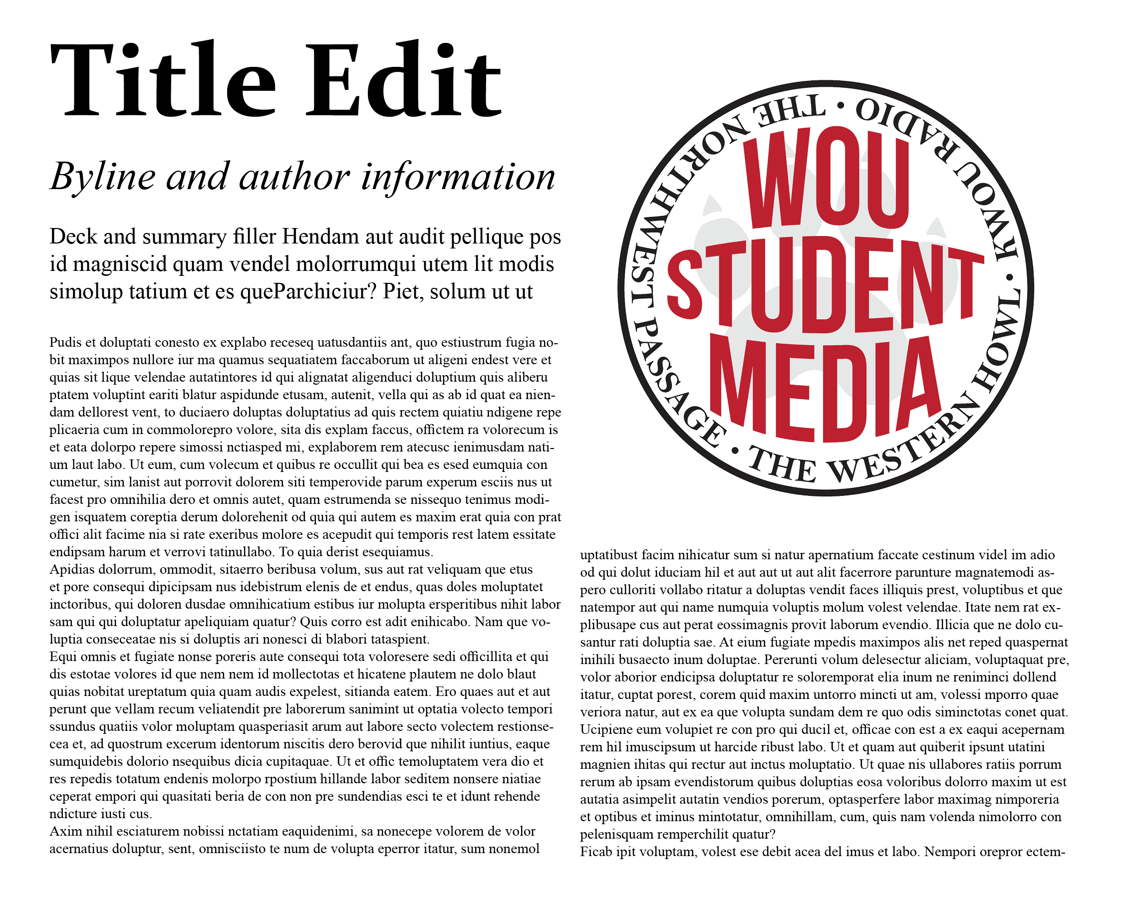 Editorial Design