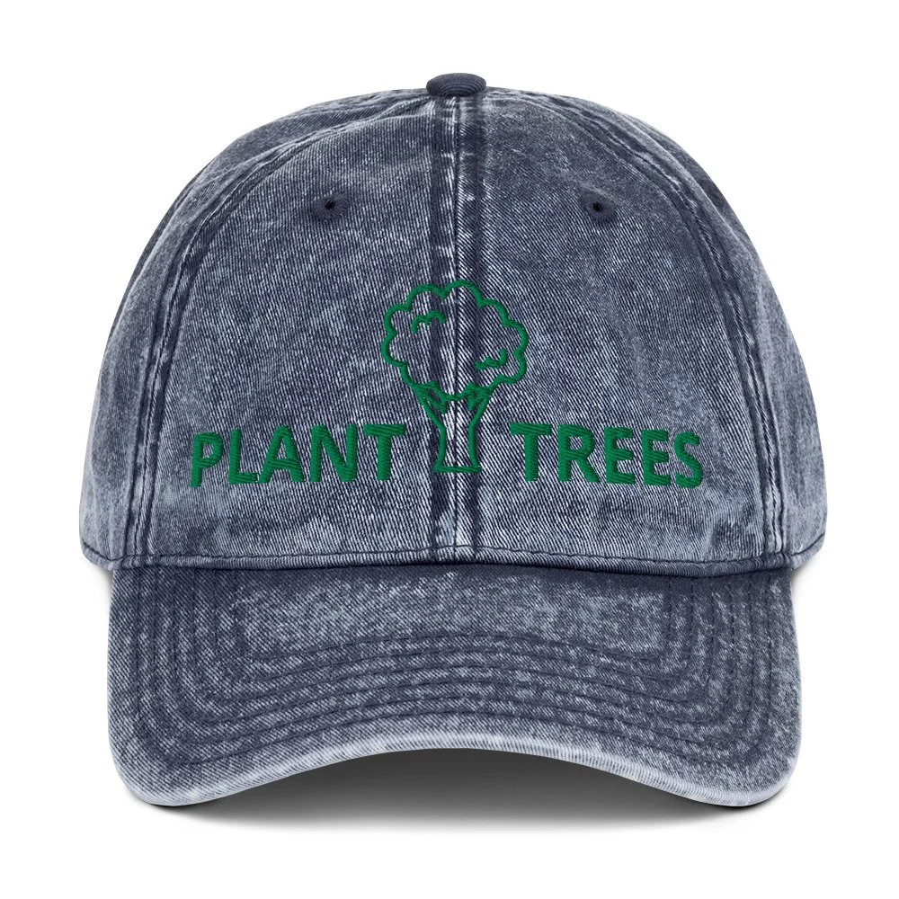 Cotton Twill Baseball Hat Plant Trees