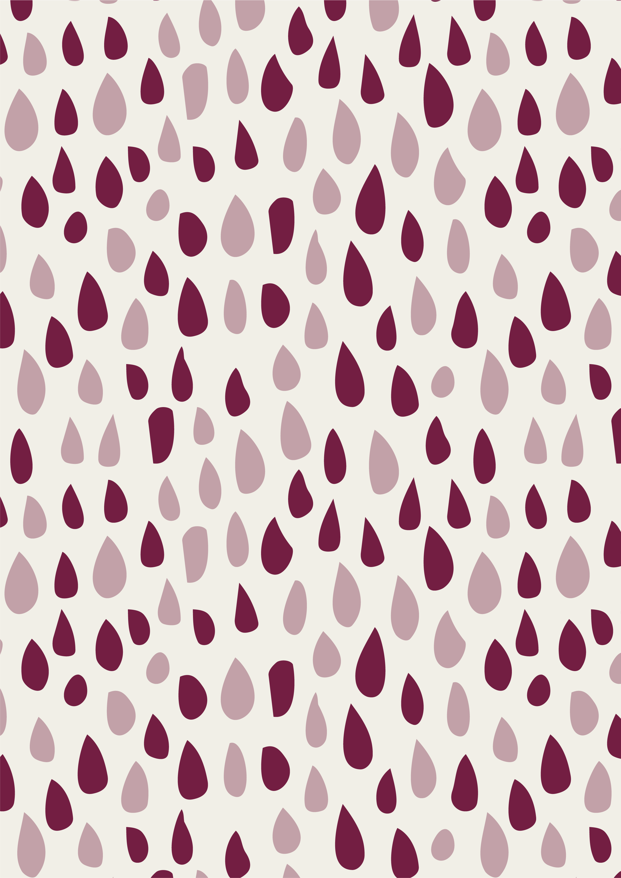 Drizzle in mauve | Autumn Crisp Collection  