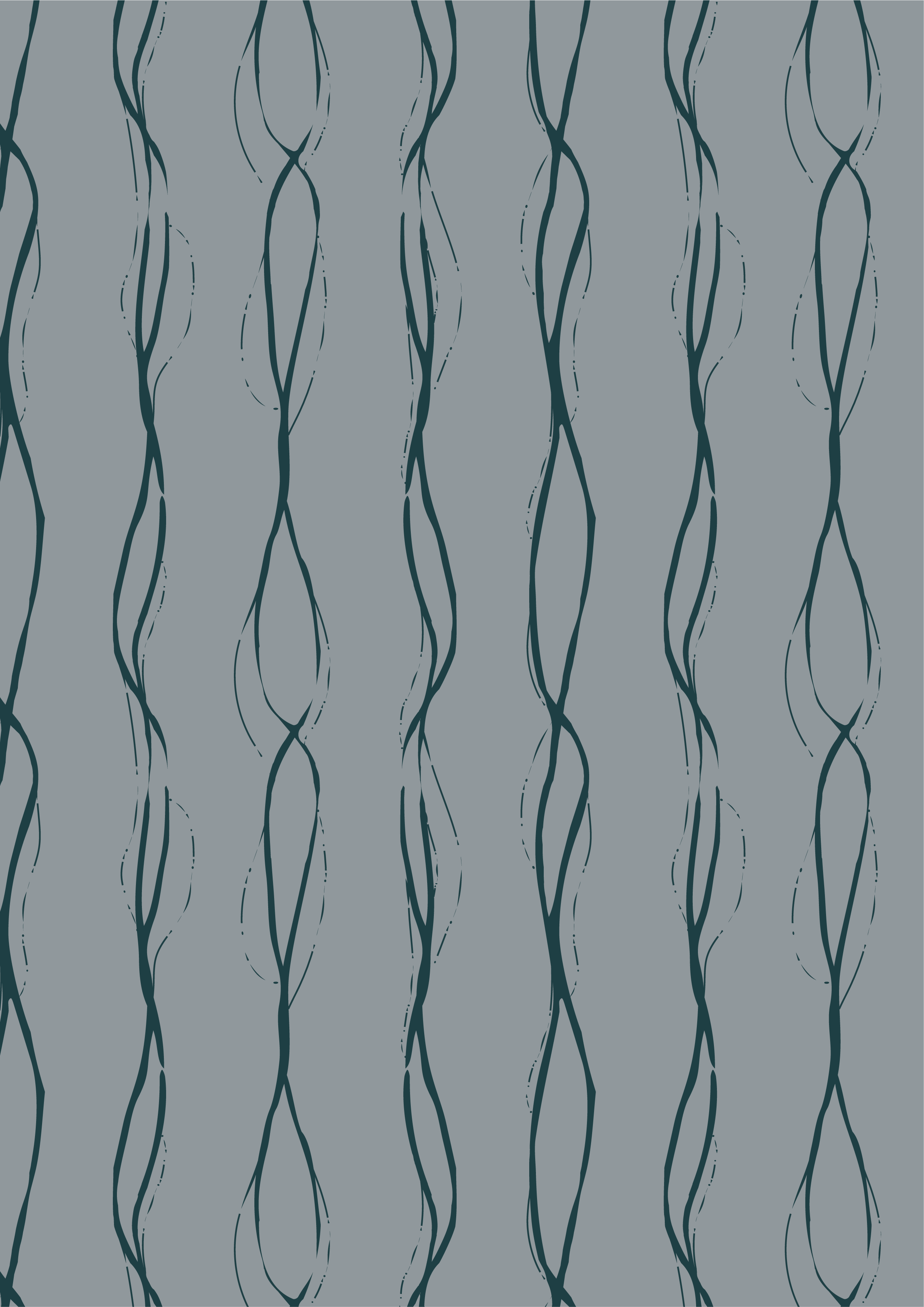 Cascade in blue | Flow Collection