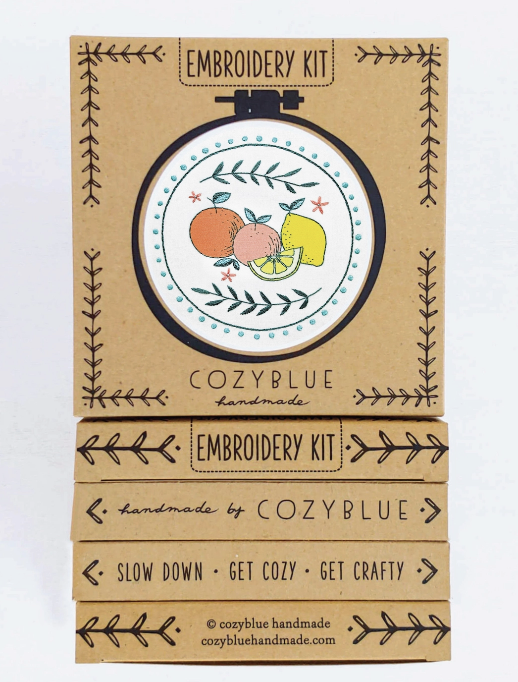 Citrus Embroidery Kit