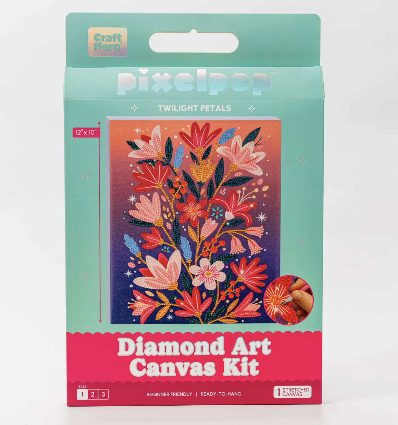 Pixelpop™ Diamond Art — Reset Edition - Twilight Petals
