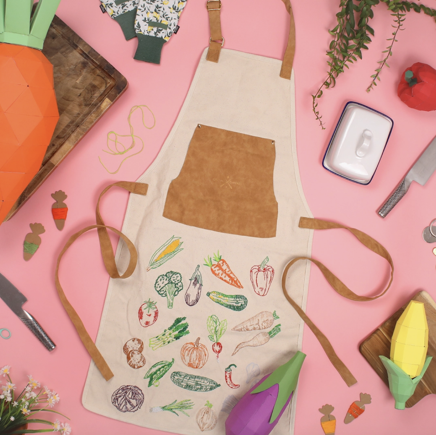 Stitch Your Vegetables Apron
