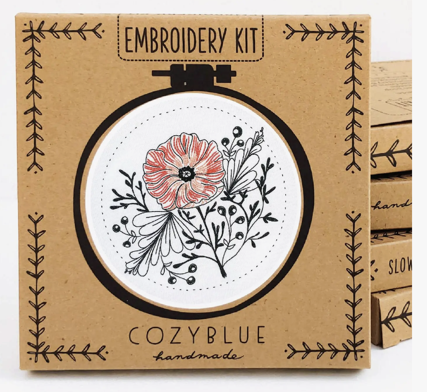 Poppy Power Embroidery Kit