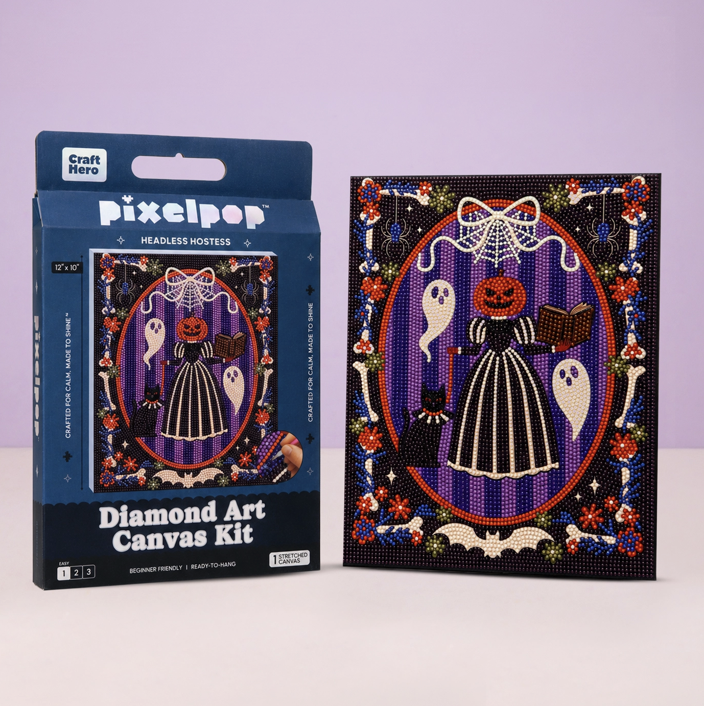 Halloween Diamond Art Kit | Headless Hostess