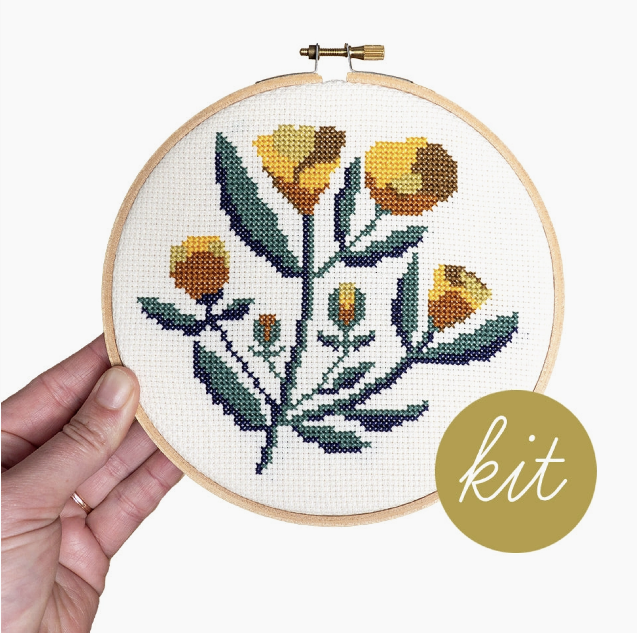 Floweret Cross Stitch Kit