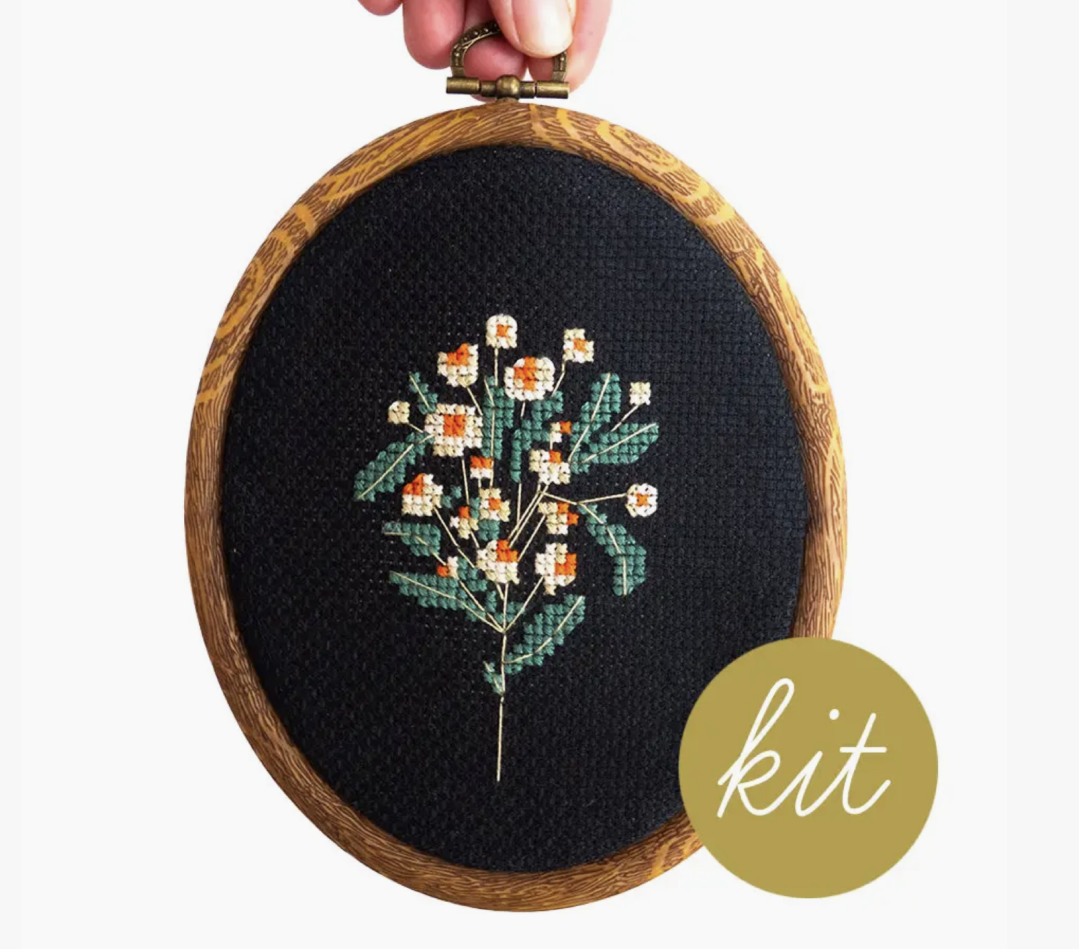 Moonlit Daisy Cross Stitch Kit