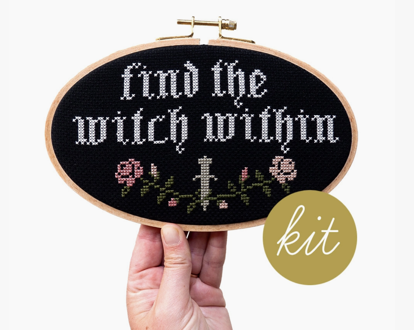 Find the Witch Within Cross Stitch Kit