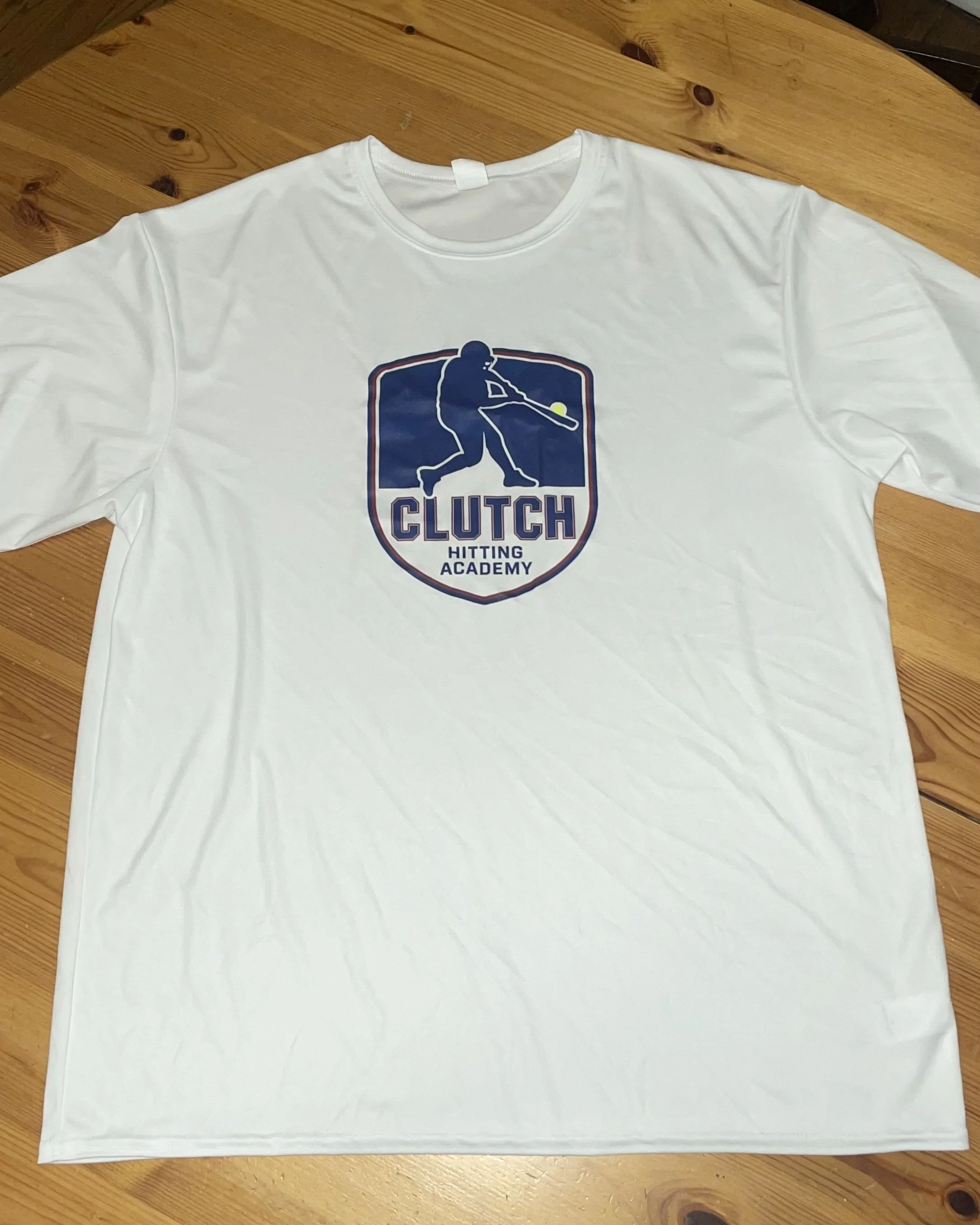Clutch Hitting Academy Performance T-Shirt (White)