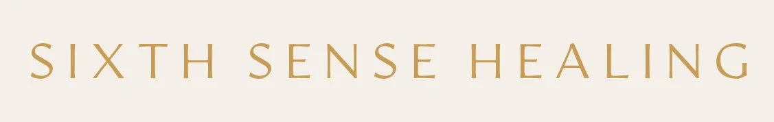 Sixth Sense Healing business name for holistic health.