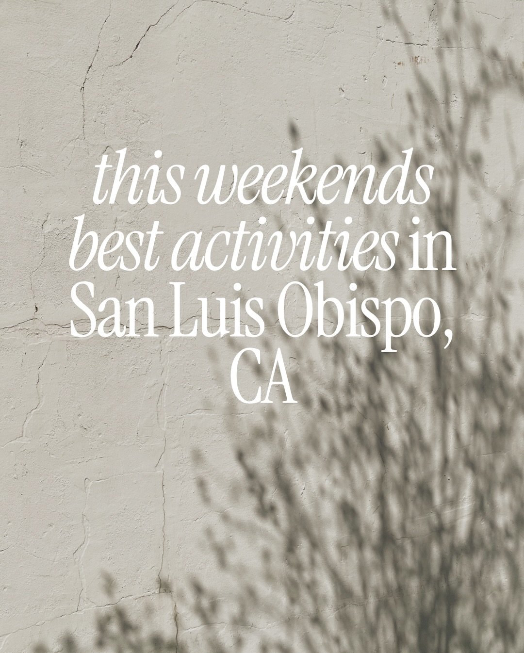 It may be raining today, but it&rsquo;s going to be a perfect &ldquo;almost summer&rdquo; weekend! 🏎️🍻

Comment &ldquo;SUMMER&rdquo; and I will send you my FREE CENTRAL COAST SUMMER GUIDE with all the things you need to check out on the coast this 