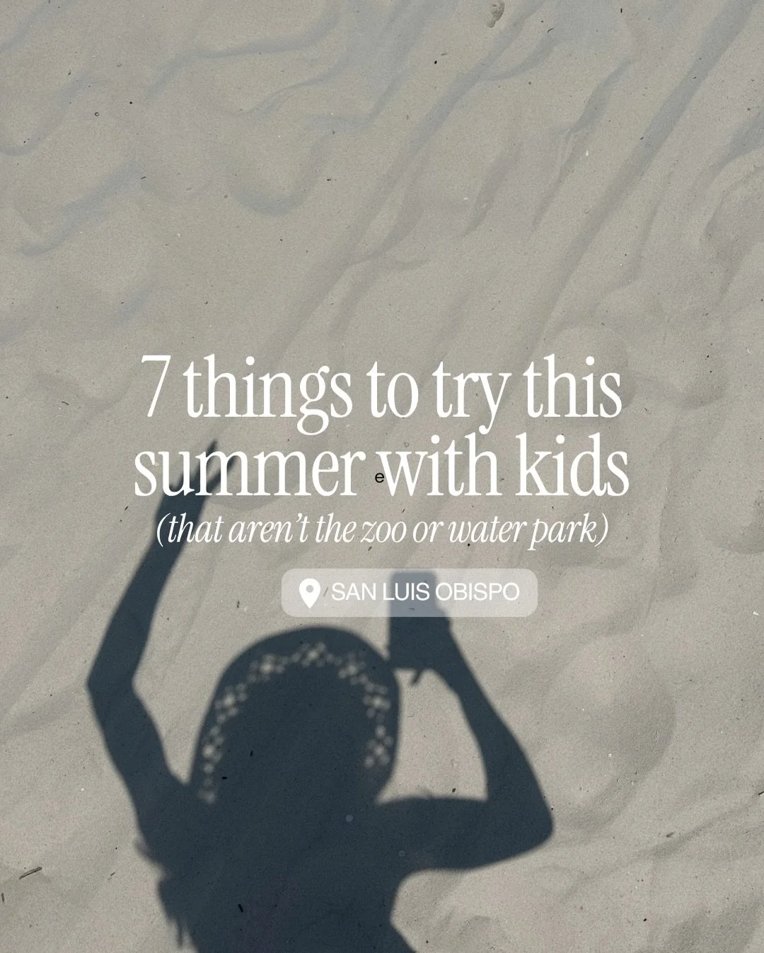 Summer on the central coast is something special 🤍. We&rsquo;ve got the best weather, the best indoor and outdoor activities, amazing food, and so much much! Check out some of the things we&rsquo;ll be doing this summer! ☀️🕶️🩱

Comment &ldquo;SUMM