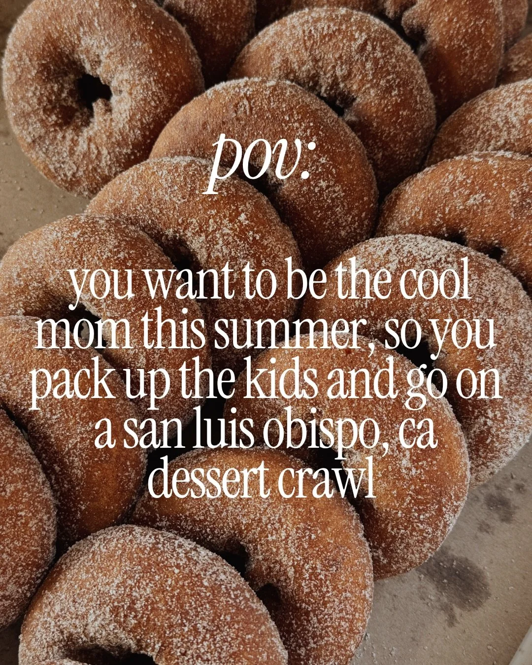 Sure&hellip;.. you&rsquo;re probably going to regret it when the sugar high hits&hellip;. But you&rsquo;ll be the COOLEST mom until then! 🍩🍪🍦

Comment &ldquo;SUMMER&rdquo; and I will send you my FREE CENTRAL COAST SUMMER GUIDE with all the things 