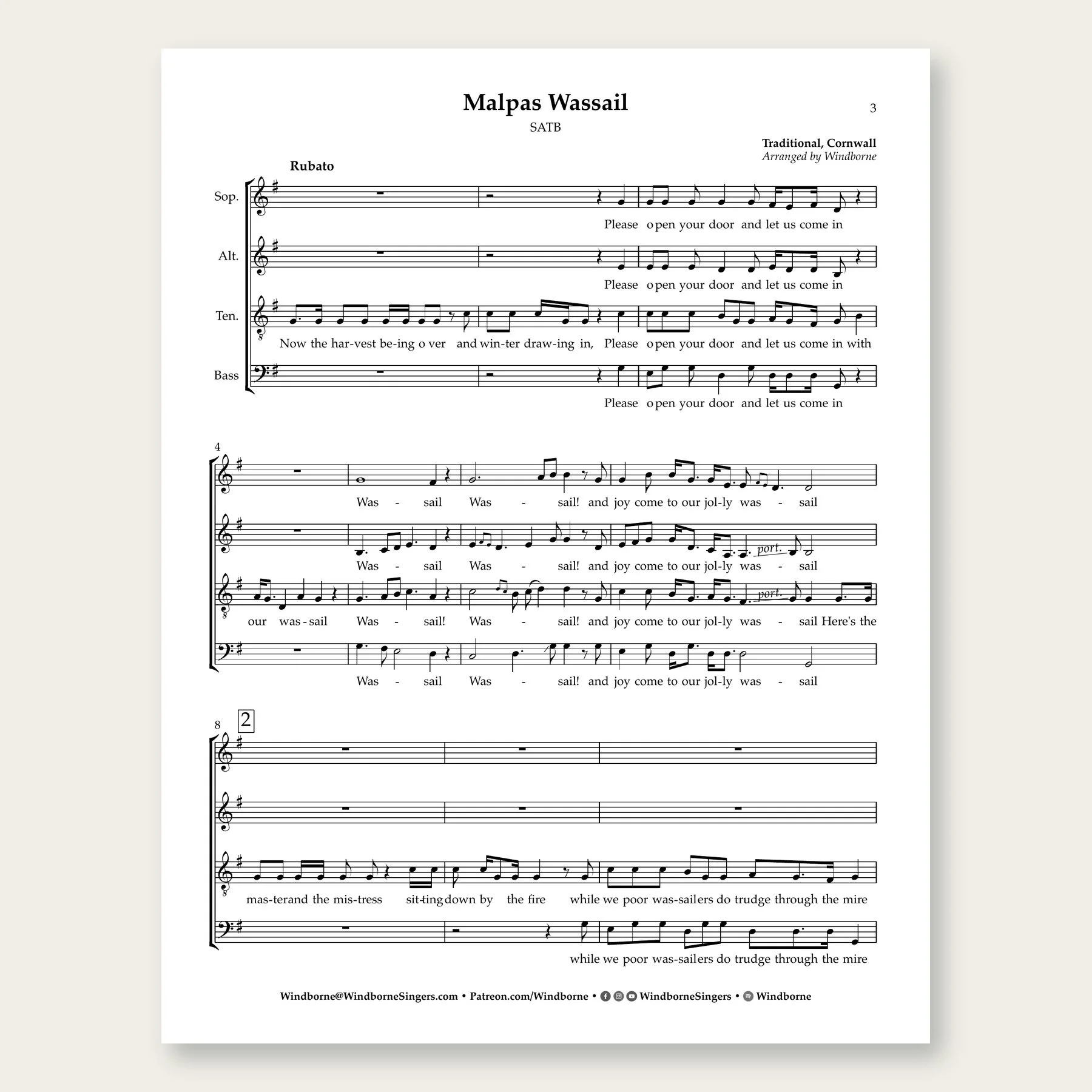 Malpas Wassail