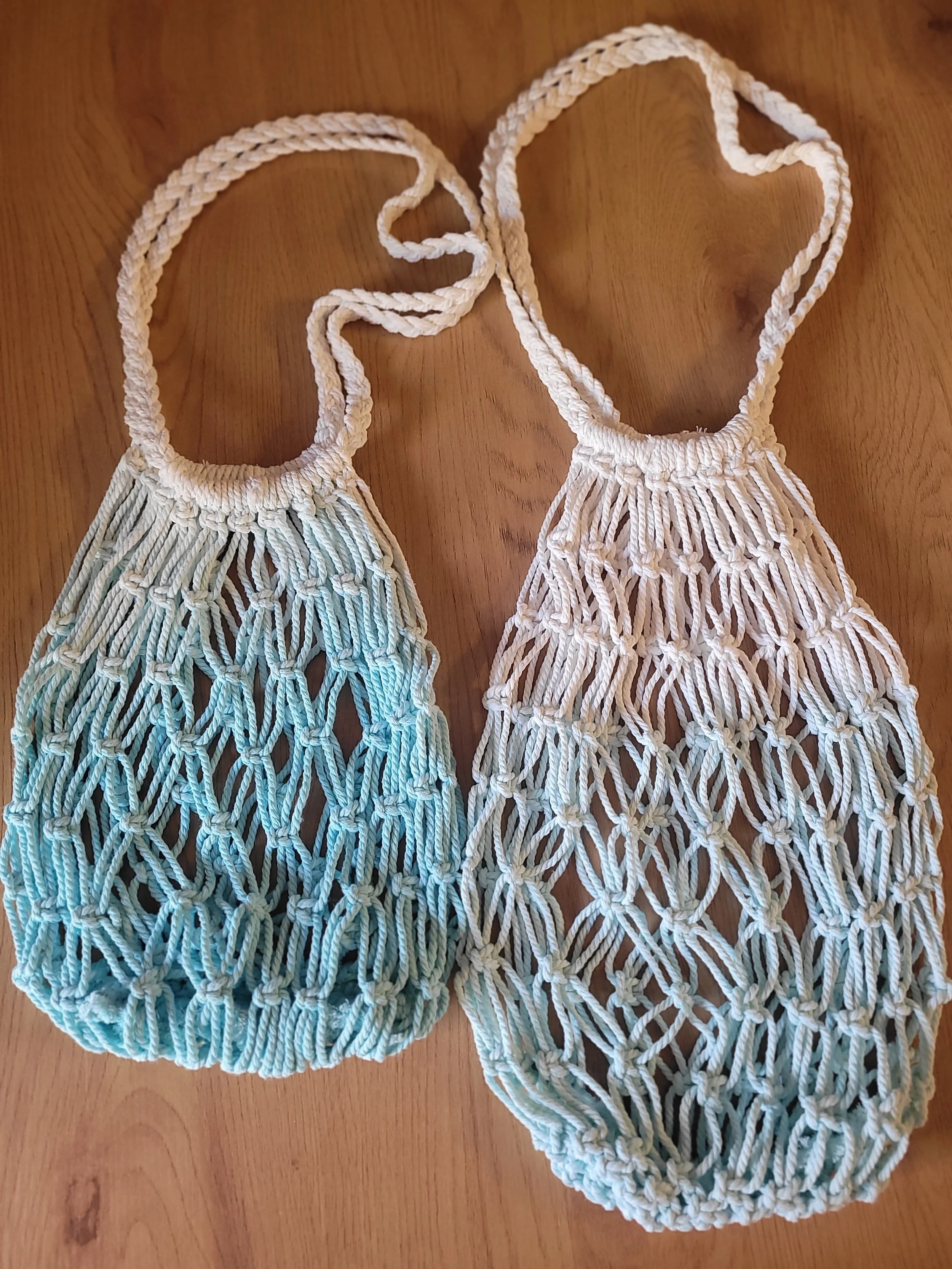 Ombre Macrame Market Bag