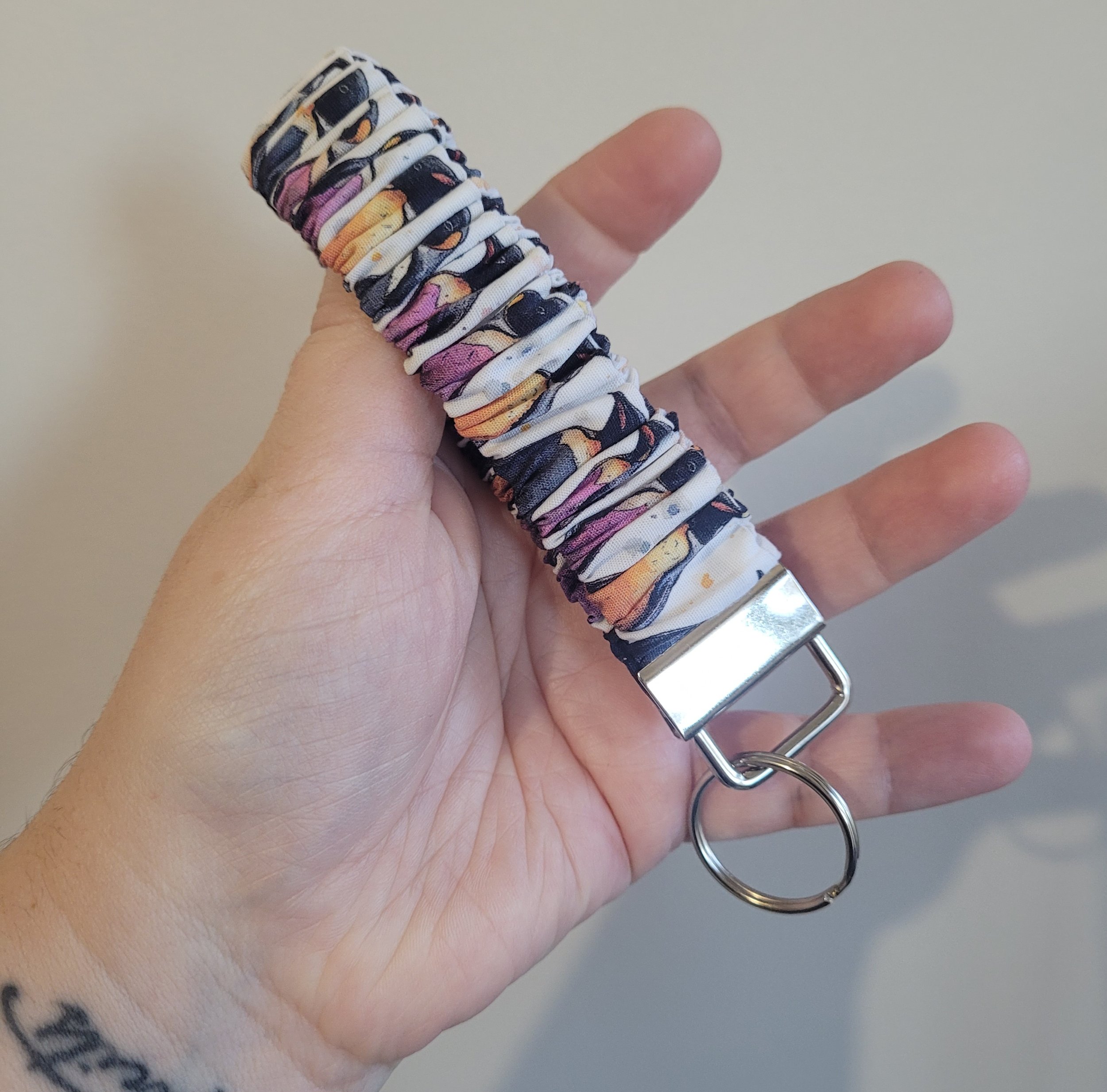 Scrunchie Wristlet Keychain